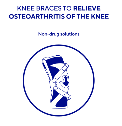 knitted offloading knee braces